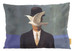 Poduszka Mężczyzna w meloniku René Magritte