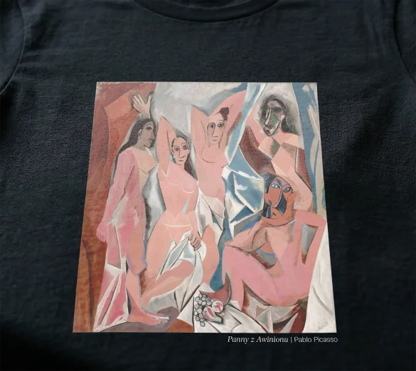 Koszulka z nadrukiem Panny z Awinionu Pablo Picasso