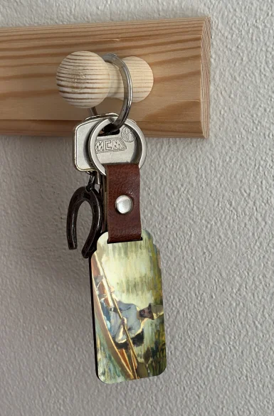 Brelok Rejs łodzią na rzece Yerres Gustave Caillebotte