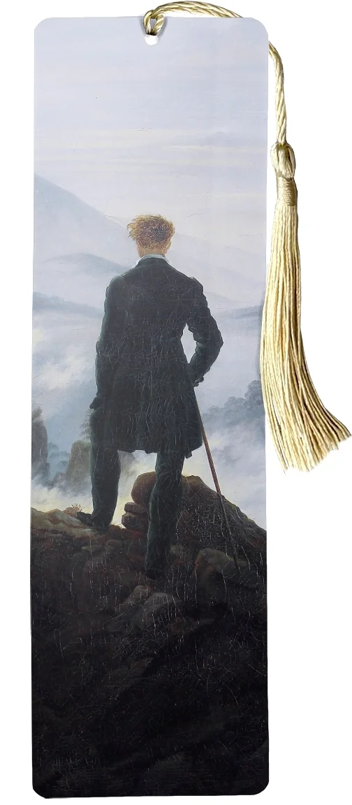 Zakładka do książki Wędrowiec nad morzem mgły Caspar David Friedrich