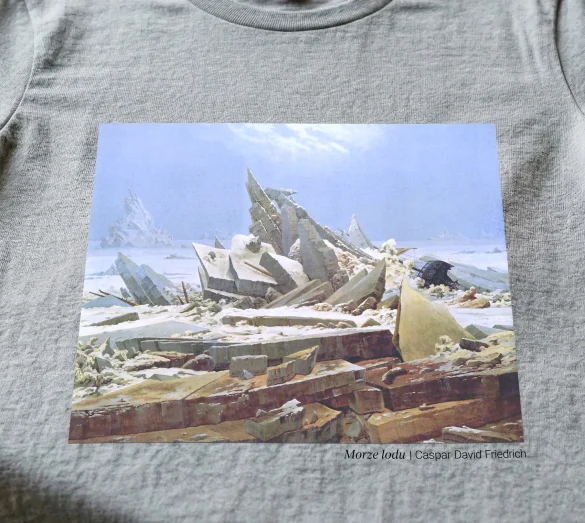 Koszulka z nadrukiem Morze lodu Caspar David Friedrich