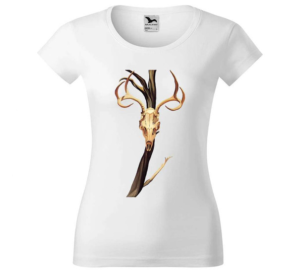 Bluzka damska Czaszka jelenia Georgia O’Keeffe