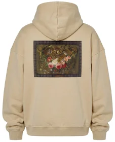 Bluza oversize Dekoracyjna martwa natura Z girlandą kwiatów Jan van Kessel (starszy)