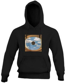 Bluza z naszywką Fałszywe Lustro René Magritte