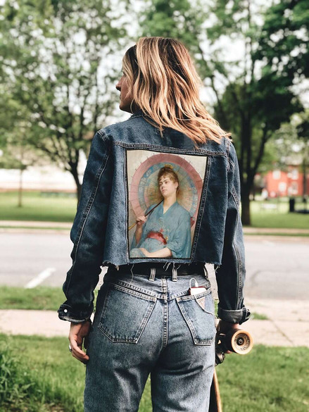 Ekran Kobieta z japońskim parasolem Anna Bilińska-Bohdanowiczowa