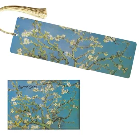 Zestaw prezentowy Szyjemy Sztukę zakładka do książki + magnes Kwitnący migdałowiec