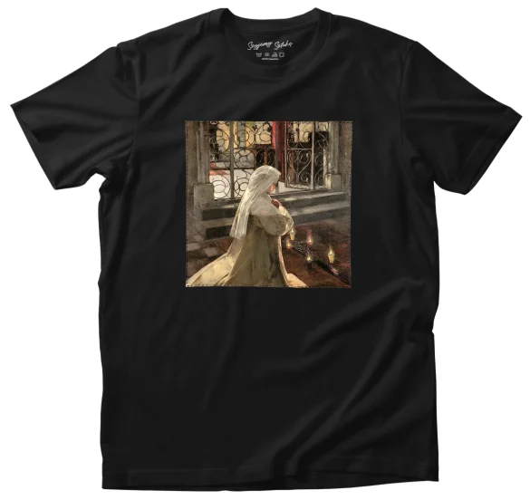 Koszulka z naszywką W Wielki Piątek Olga Boznańska