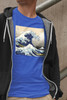 Koszulka z naszywką Wielka fala w Kanagawie Hokusai Katsushika