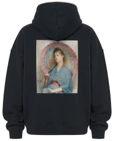 Bluza oversize Kobieta z japońskim parasolem Anna Bilińska-Bohdanowiczowa