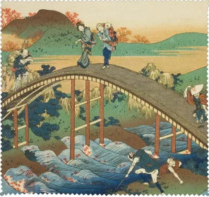 Ściereczka do okularów Ariwara no Narihira Katsushika Hokusai