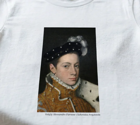 Koszulka z nadrukiem książę Alessandro Farnese Sofonisba Anguissola