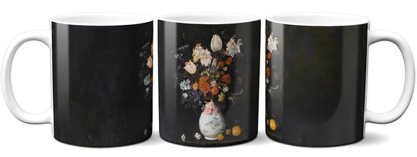 Kubek Kwiaty w wazonie Judith Leyster