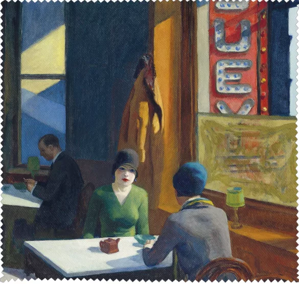 Ściereczka do okularów Mieszanka potraw Edward Hopper