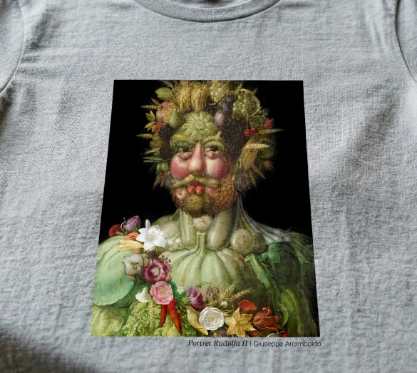 Koszulka z nadrukiem Portret Rudolfa II Giuseppe Arcimboldo
