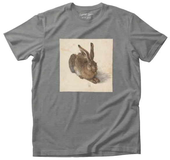 Koszulka z naszywką Młody zając Albrecht Dürer