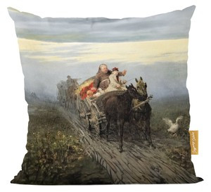 Poduszka Powrót kwestarza Alfred Wierusz-Kowalski