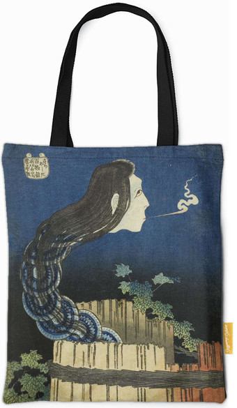Torba na ramię Dwór talerzy (Sara yashiki) Katsushika Hokusai