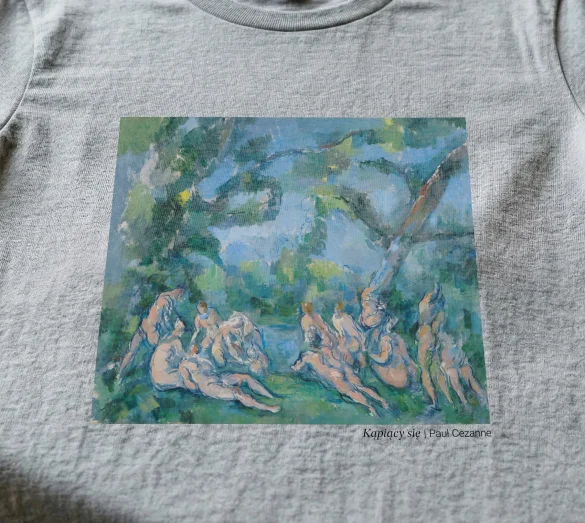 Bluzka damska Kąpiący się Paul Cezanne