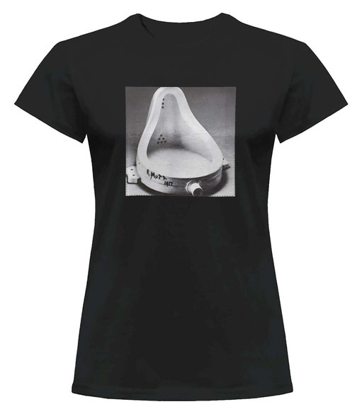 Bluzka damska z naszywką Fontanna Marcel Duchamp