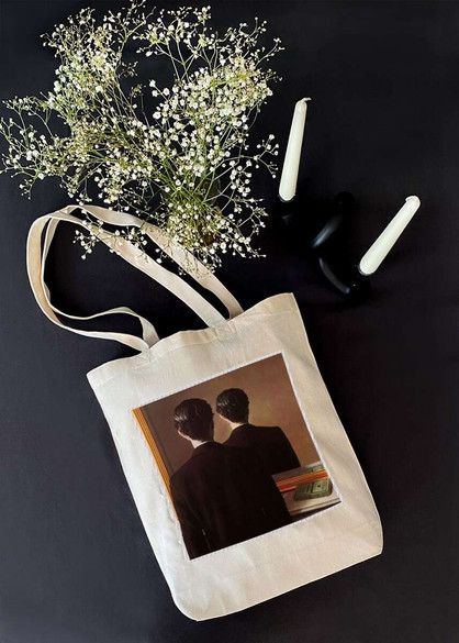 Torba z naszywką Nie reprodukować René Magritte