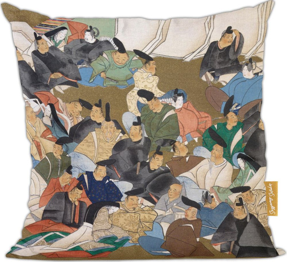 Poduszka 36 poetów Ogata Korin