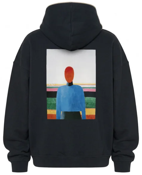 Bluza oversize Popiersie kobiety Kazimir Severinovich Malevich