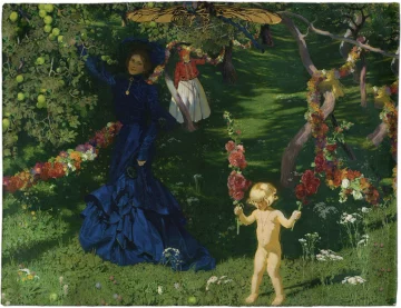 Podkładka na stół Dziwny ogród Józef Mehoffer