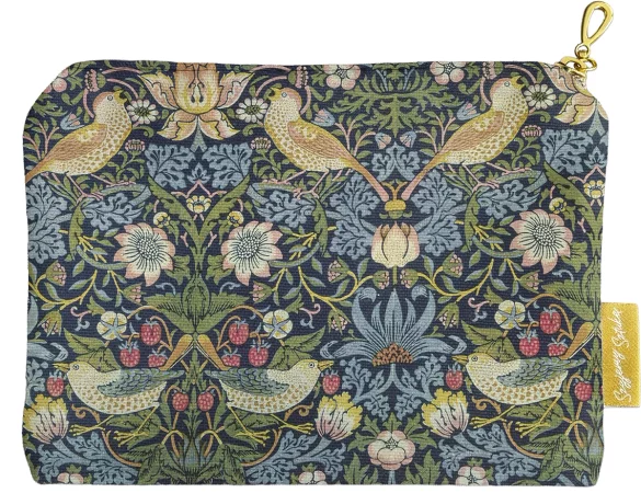 Kosmetyczka mini Kradzież truskawek William Morris