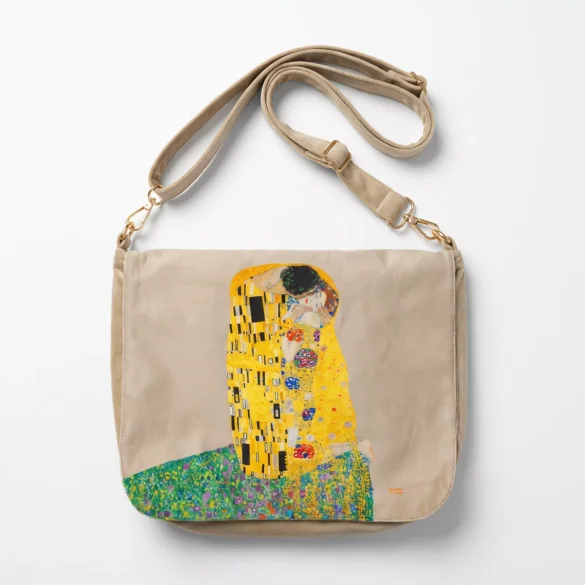 Torebka damska welurowa Pocałunek Gustav Klimt