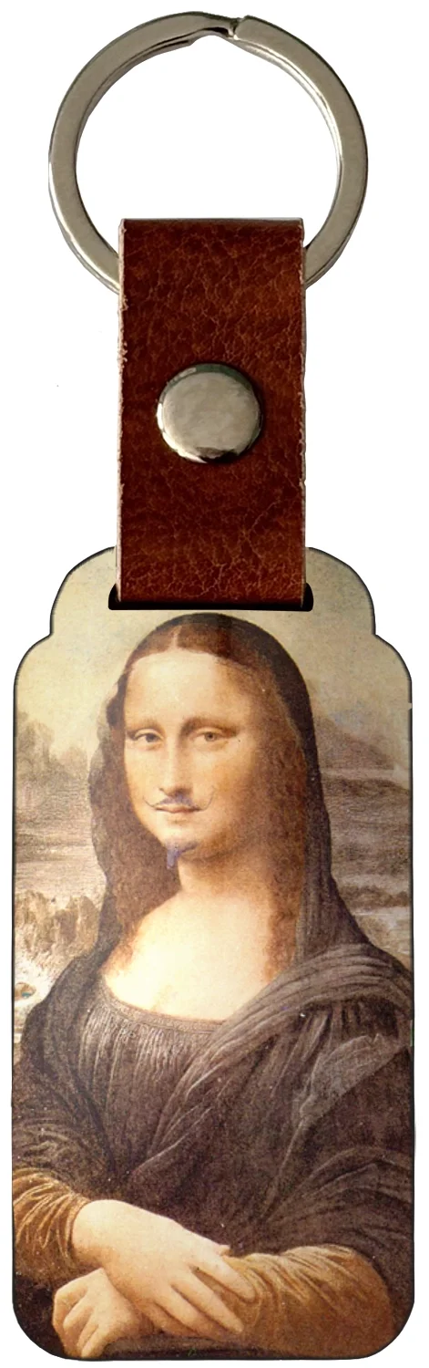 Brelok L.H.O.O.Q. Marcel Duchamp