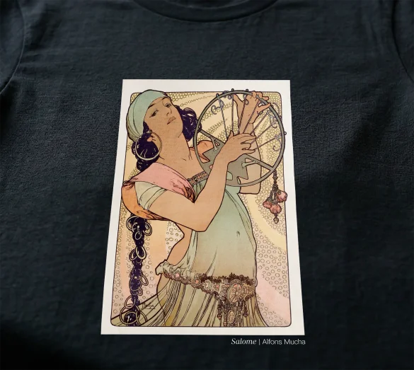 Koszulka z nadrukiem Salome Alfons Mucha