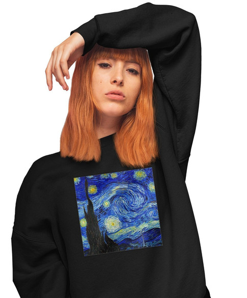 Bluza z naszywką Gwiaździsta Noc Vincent Van Gogh