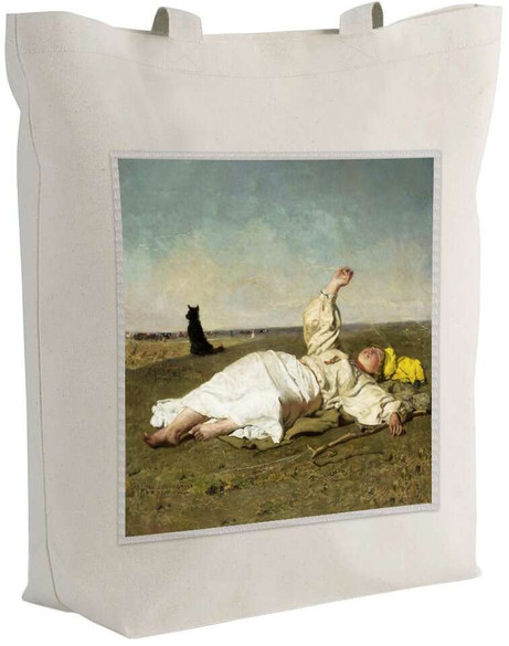 Torba z naszywką Babie lato Józef Chełmoński