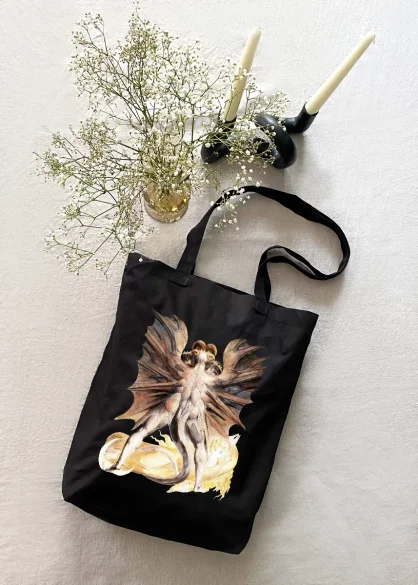 Torba bawełniana Wielki czerwony smok i niewiasta obleczona w słońce William Blake