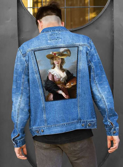 Ekran Autoportret w słomkowym kapeluszu Élisabeth Vigée-Lebrun