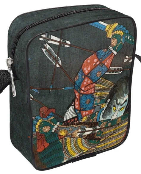Torba Listonoszka Bitwa pod Shijō Nawate Utagawa Kuniyoshi