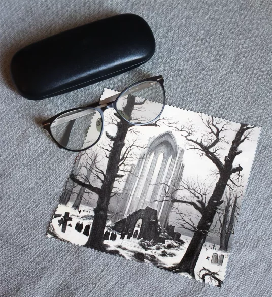 Ściereczka do okularów Cmentarz w śniegu Caspar David Friedrich