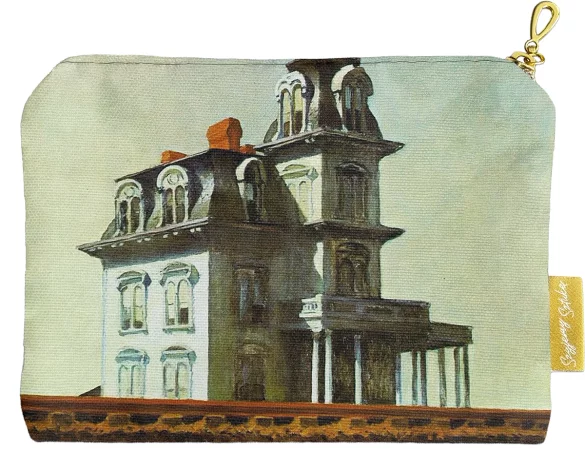 Kosmetyczka mini Dom przy torach kolejowych Edward Hopper