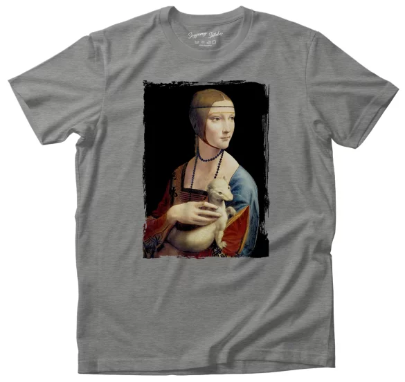 Koszulka Dama z gronostajem Leonardo da Vinci