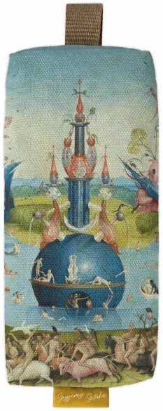 Piórnik szkolny prostokątny Ogród rozkoszy ziemskich Hieronim Bosch