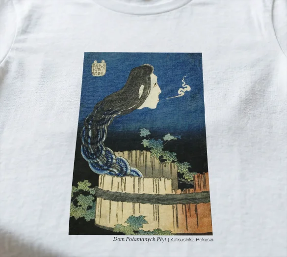 Koszulka z nadrukiem Dom Połamanych Płyt Katsushika Hokusai
