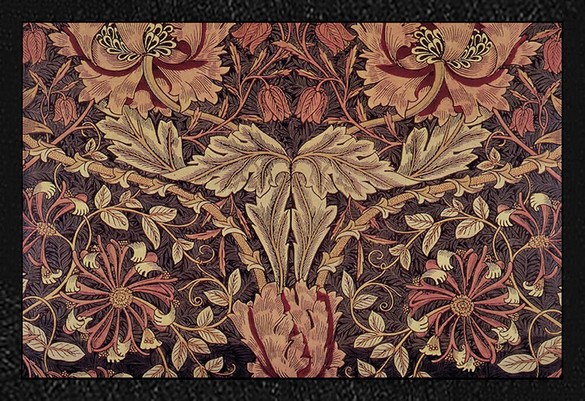 Naszywka Tkanina z wiciokrzewem William Morris