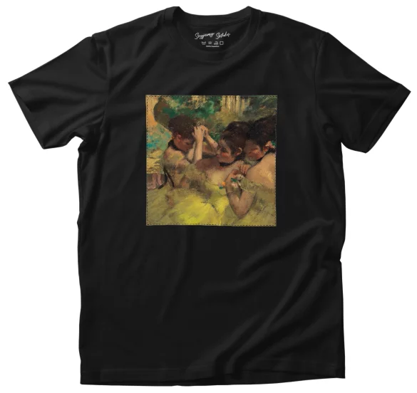 Koszulka z naszywką Żółte tancerki (ze skrzydłami) Edgar Degas