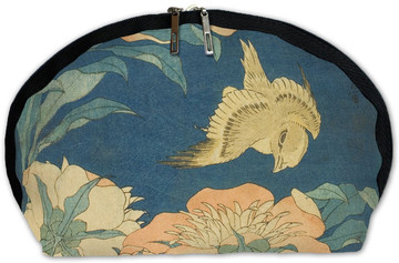 Kosmetyczka Kanarek i piwonia Katsushika Hokusai