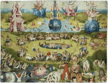 Podkładka na stół Ogród rozkoszy ziemskich Hieronim Bosch