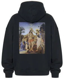 Bluza oversize Chrzest Chrystusa Leonardo da Vinci
