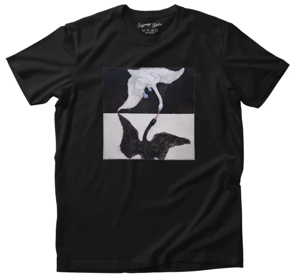 Koszulka z naszywką Łabędź, Nr 1 Hilma af Klint