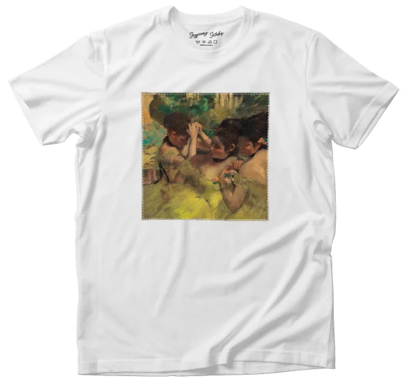 Koszulka z naszywką Żółte tancerki (ze skrzydłami) Edgar Degas