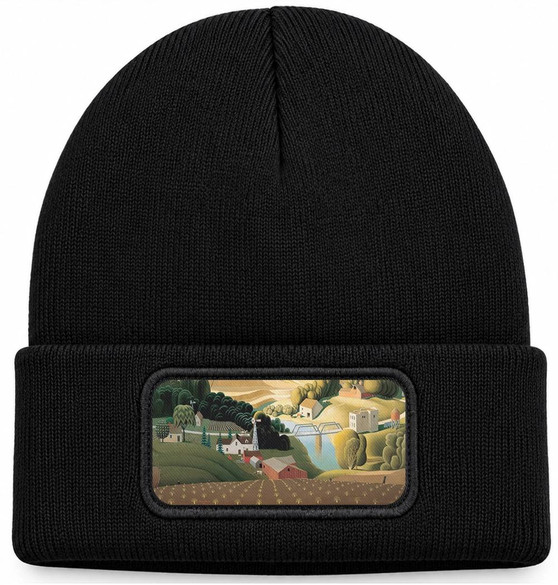 Czapka zimowa Stone City Grant Wood – czarna