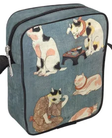 Torba Listonoszka Przysłowia Ilustrowane przez Koty Utagawa Kuniyoshi